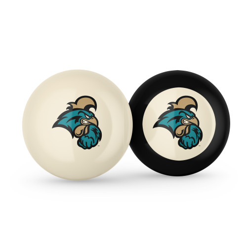 Coastal Carolina Chanticleers Cue Ball & 8 Ball - Combo Pack