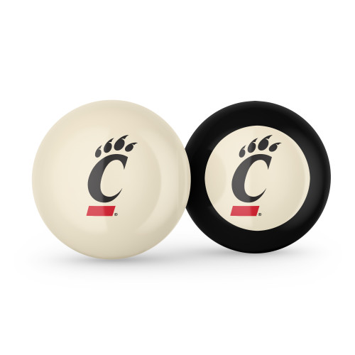 Cincinnati Bearcats Cue Ball & 8 Ball - Combo Pack