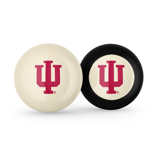 Indiana Hoosiers Cue Ball & 8 Ball - Combo Pack
