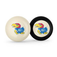 Kansas Jayhawks Cue Ball & 8 Ball - Combo Pack