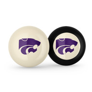 Kansas St. Wildcats Cue Ball & 8 Ball - Combo Pack