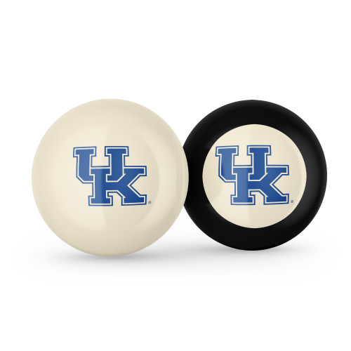 Kentucky Wildcats Cue Ball & 8 Ball - Combo Pack