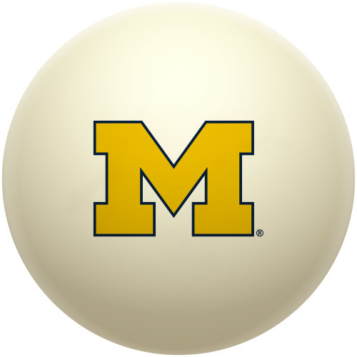 Michigan Wolverines Cue Ball
