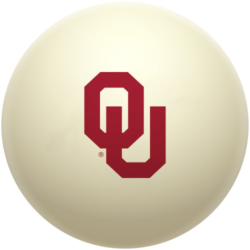 Oklahoma Sooners Cue Ball