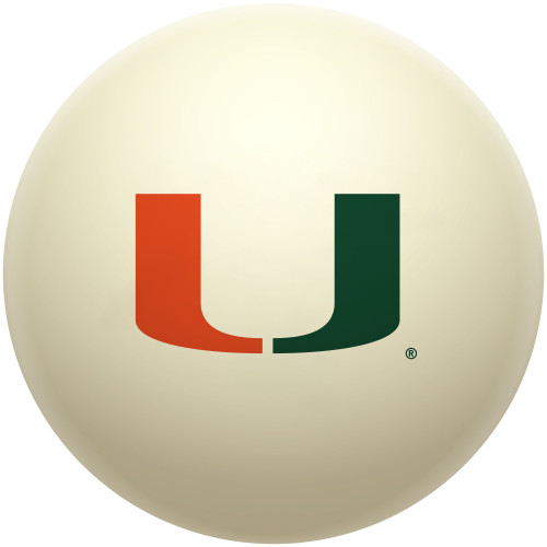 Miami Hurricanes Cue Ball