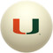 Miami Hurricanes Cue Ball
