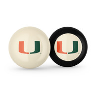 Miami Hurricanes Cue Ball & 8 Ball - Combo Pack