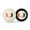 Miami Hurricanes Cue Ball & 8 Ball - Combo Pack
