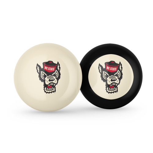NC State Wolfpack Cue Ball & 8 Ball - Combo Pack
