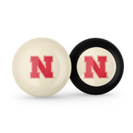 Nebraska Cornhuskers Cue Ball & 8 Ball - Combo Pack