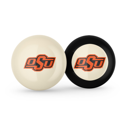 Oklahoma St. Cowboys Cue Ball & 8 Ball - Combo Pack