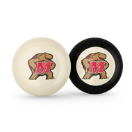Maryland Terrapins Cue Ball & 8 Ball - Combo Pack