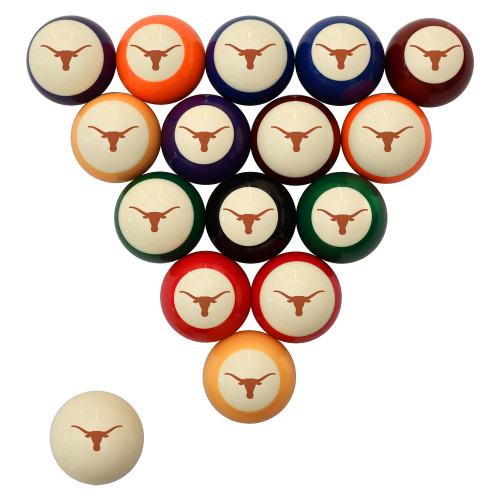 Texas Longhorns Billiard Ball Set