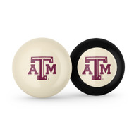 Texas A&M Aggies Cue Ball & 8 Ball - Combo Pack