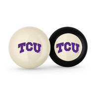 TCU Horned Frogs Cue Ball & 8 Ball - Combo Pack