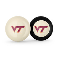 Virginia Tech Hokies Cue Ball & 8 Ball - Combo Pack