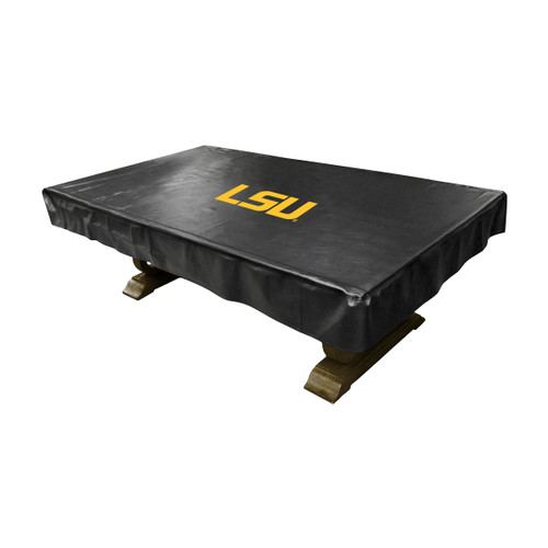 LSU Tigers 9 foot Pool Table Cover