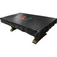 Miami Hurricanes 8 foot Pool Table Cover
