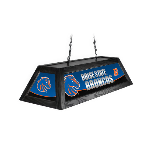 Boise St. Broncos 42” Spirit Billiard Lamp – Black Frame