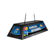 Kansas Jayhawks 42” Spirit Billiard Lamp – Black Frame