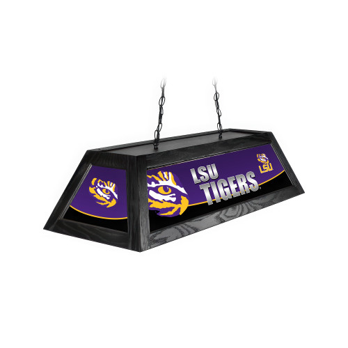 LSU Tigers 42” Spirit Billiard Lamp – Black Frame