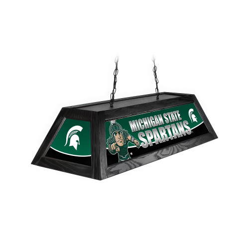 Michigan St. Spartans 42” Spirit Billiard Lamp – Black Frame