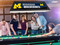 Michigan Wolverines 42” Spirit Billiard Lamp – Black Frame