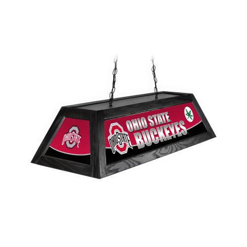 Ohio St. Buckeyes 42” Spirit Billiard Lamp – Black Frame