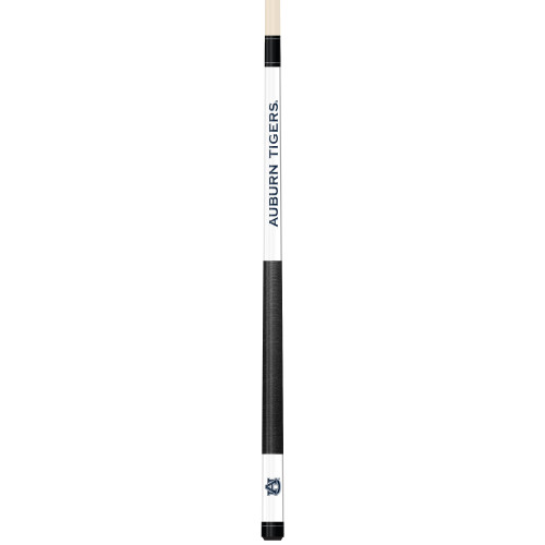Auburn Tigers Custom Engraved White Billiard Cue - Blue
