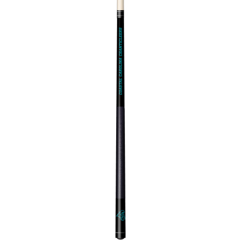 Coastal Carolina Chanticleers Custom Engraved Black Billiard Cue - Teal