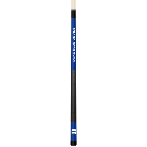 Duke Blue Devils Custom Engraved Blue Pool Cue - White