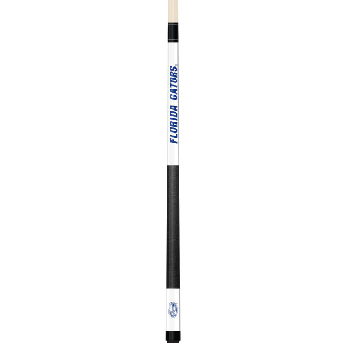 Florida Gators Custom Engraved White Billiard Cue - Blue