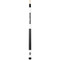 Georgia Bulldogs Custom Engraved White Billiard Cue - Black
