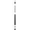 Illinois Fighting Illini Custom Engraved White Billiard Cue - Blue Illinois Fighting Illini Custom Engraved White Billiard Cue - Blue