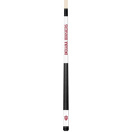 Indiana Hoosiers Custom Engraved White Billiard Cue - Crimson