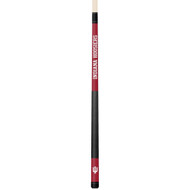 Indiana Hoosiers Custom Engraved Crimson Billiard Cue - White