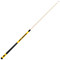 Iowa Hawkeyes Custom Engraved Yellow Billiard Cue - Black