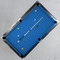 Kansas Jayhawks Custom Engraved White Billiard Cue - Blue