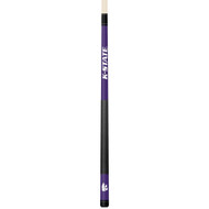 Kansas State Wildcats Custom Engraved Purple Billiard Cue - White