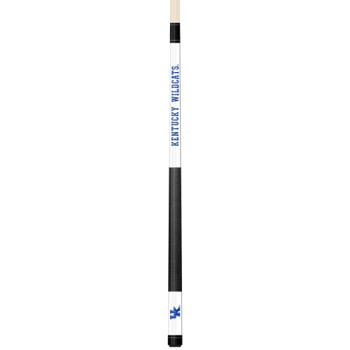 Kentucky Wildcats Custom Engraved White Billiard Cue - Blue
