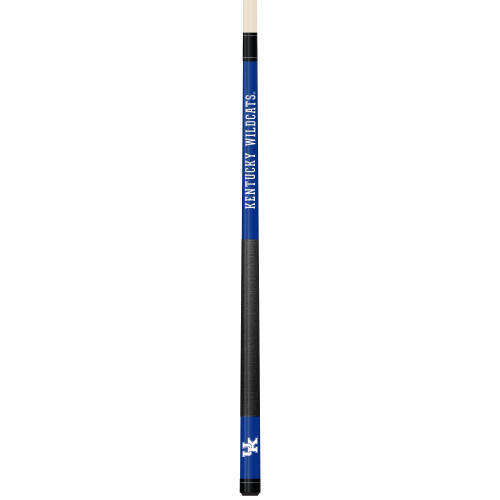 Kentucky Wildcats Custom Engraved Blue Billiard Cue - White