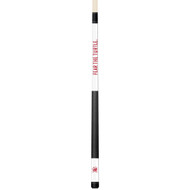 Maryland Terrapins Custom Engraved White Billiard Cue - Red
