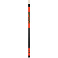 Miami Hurricanes Custom Engraved Orange Billiard Cue - Green