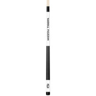 Missouri Tigers Custom Engraved White Billiard Cue - Yellow