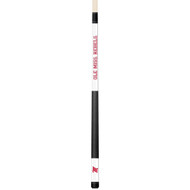 Ole Miss Rebels Custom Engraved White Billiard Cue - Red
