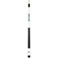 University of South Florida Bulls Custom Engraved White Billiard Cue - Green