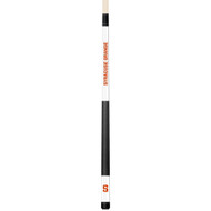 Syracuse Orange Custom Engraved White Billiard Cue - Orange
