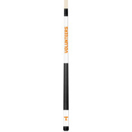 Tennessee Volunteers Custom Engraved White Billiard Cue - Orange