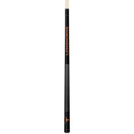 Texas Longhorns Custom Engraved Black Billiard Cue - Orange