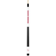 Wisconsin Badgers Custom Engraved White Billiard Cue - Red